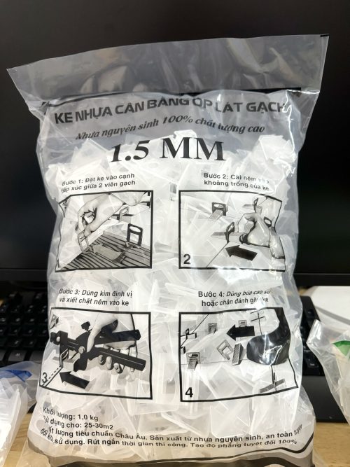 Ke cân bằng ốp lát gạch 1.5mm